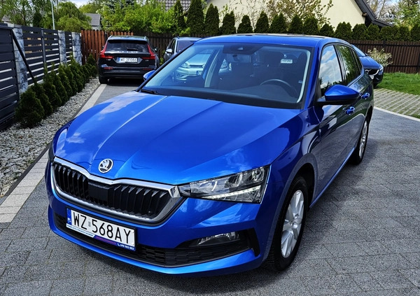 Skoda Scala cena 47500 przebieg: 164000, rok produkcji 2020 z Pasłęk małe 137